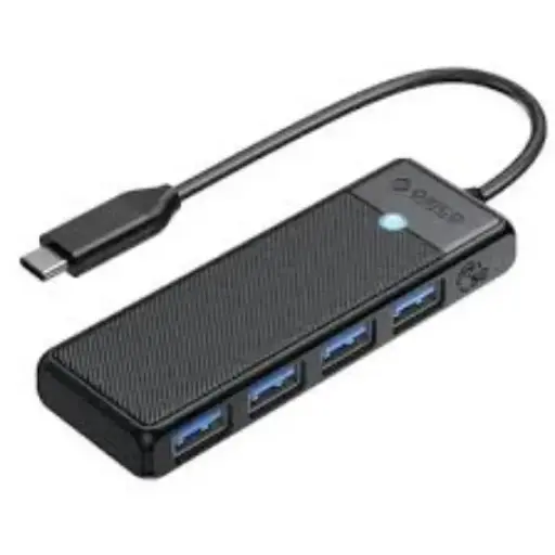 [04668] ORICO PAPW4A-C3-BK Type-C to 4-Port USB3.0 HUB