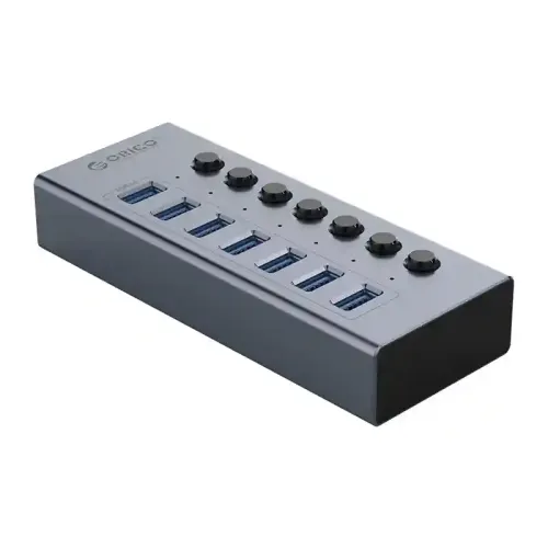 [0006047] ORICO BT2U3-7AB 7-Port USB3.0 Hub with Individual Switches