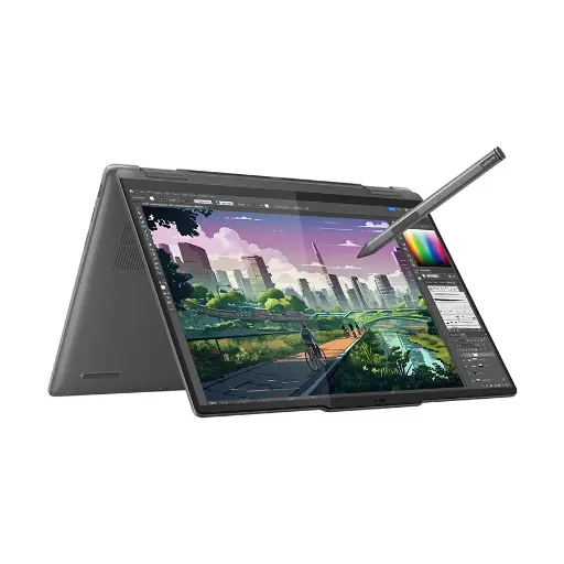 [0006058] Lenovo Yoga 7 2-in-1 14AHP9 AMD Ryzen 5 8640HS 16GB RAM, 1TB SSD AI Optimized Storm Grey Laptop#83DK004SLK 