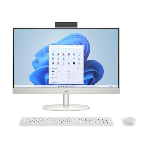 [0006075] HP AIO 24-cr0085d 13th Gen Intel Core i5 1335U 8GB RAM, 512GB SSD 23.8 Inch FHD Shell White All in One Brand PC #A32Y2PA