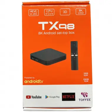 [0006101] TX98 8K Android Set-Top Box 16GB RAM 256GB Storage