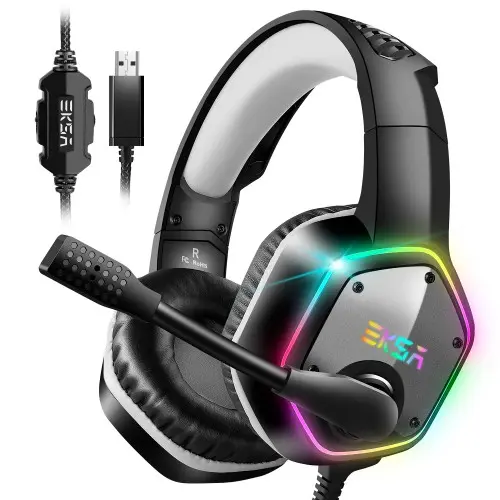 [0000401] EKSA E1000 7.1 Surround Sound Wired USB Gaming Headset