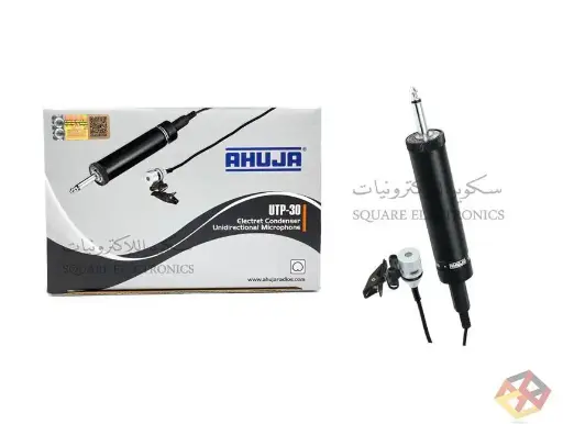 [00849] Ahuja AUD-98XLR Unidirectional Dynamic Wired Black Microphone 