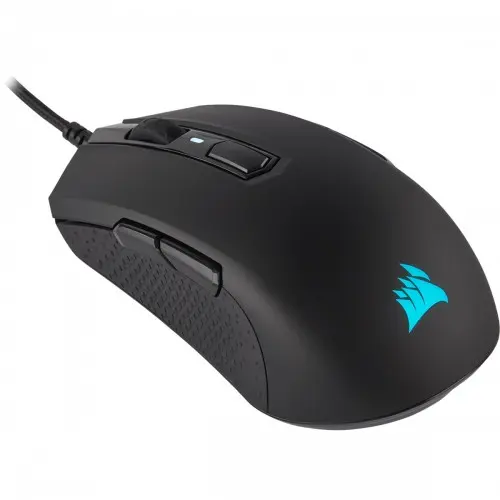 [0000414] Corsair M55 Ambidextrous Multi-Grip RGB Pro Wired Gaming Mouse Black