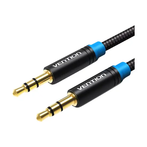 [0006371] VENTION P350AC500-B-M 3.5mm Male to Male, 5 Meter, Black Audio Cable # P350AC500-B-M
