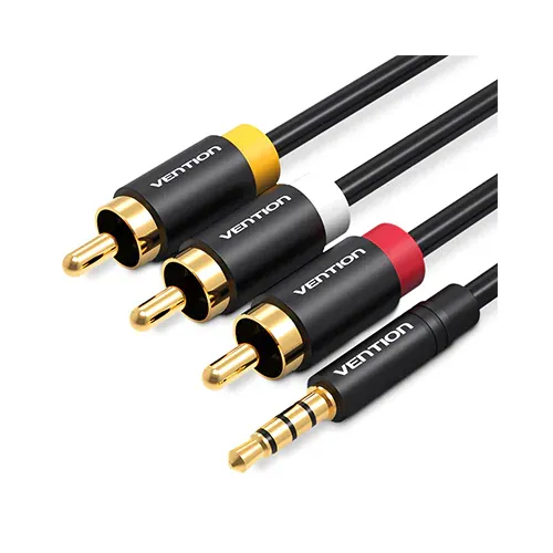[07233] VENTION VAB-R07-B200 2 Meter 3.5mm Male to 3RCA AV Cable