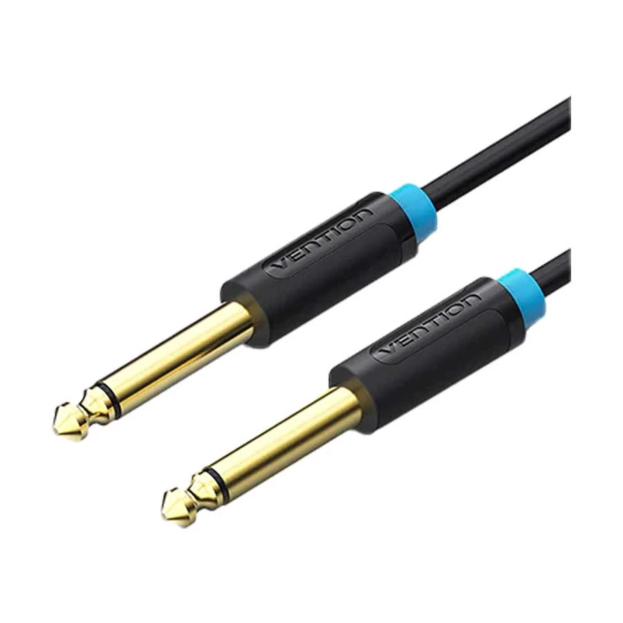 VENTION BABBJ 6.5mm Male to 3.5mm Male, 5 Meter, Black Audio Cable #BABBJ