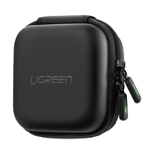 [06799] UGREEN PORTABLE MINISHOCKPRROF CARRYING POUTCH BAG HEADPHONE CASE (40816) 
