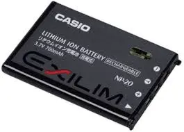 [0006503] Casio NP-20 CAMERA BATTERY