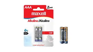 [0006544] MAXELL AAA (2 PACK) ALKALINE BATTERY 