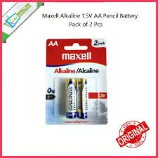 MAXELL AA (2 PACK) ALKALINE BATTERY