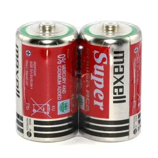 [0006575] Maxell Super Power Ace Red C SIZE R14P(AR) 1.5V Battery
