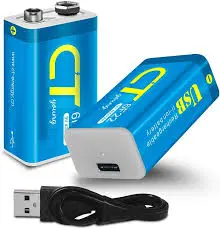 [00359] 9V RECHARGEABLE BATTERY 