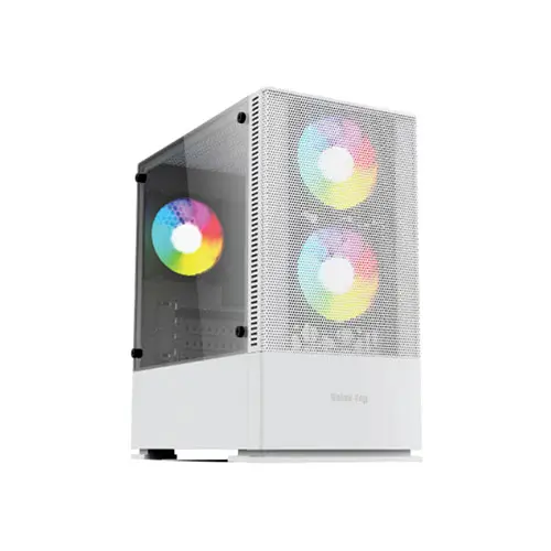 [0000427] Value-Top VT-B701-W Mini Tower Gaming Case White