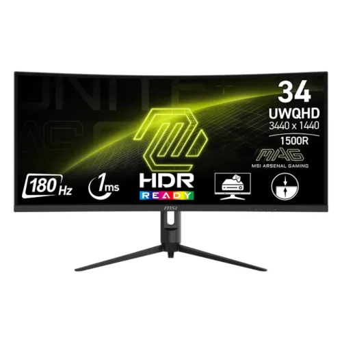 [0006608] MSI MAG 342CQR E2 34" UWQHD 180Hz VA Curved Gaming Monitor