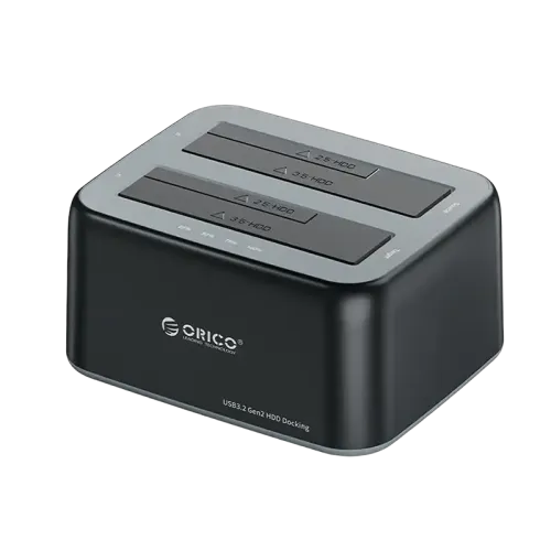 Orico 6829C3 2.5 3.5 inch SATA HDD SSD Offline Clone Dual Bay Dock 