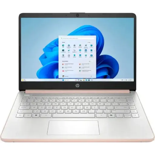 [0014117] HP 14 Intel N150 4GB RAM 128GB UFS 14 Inch HD Rose Gold Laptop Model dq6015dx B7FS4UA 