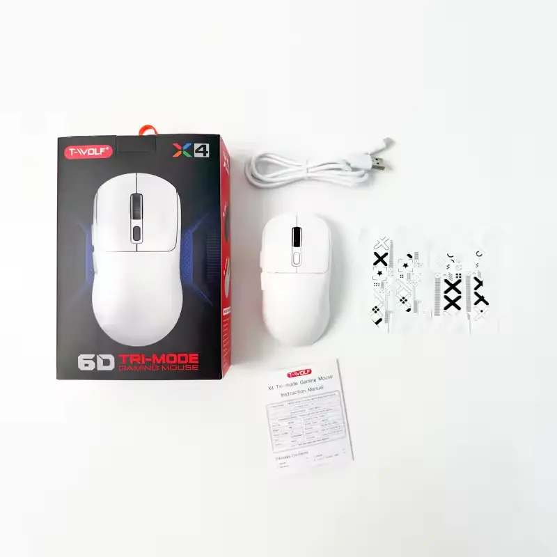 T-WOLF X4 Wireless Tri-Mode E-sport Gaming Mouse
