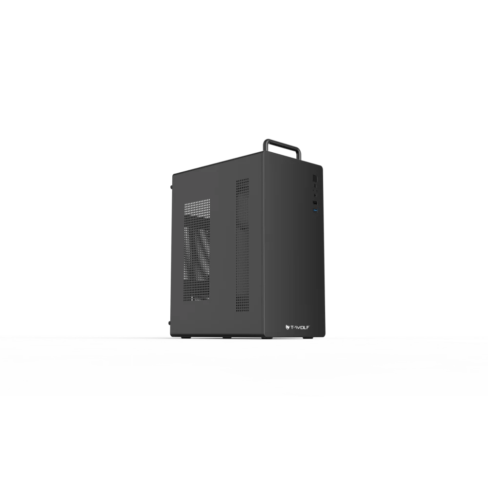 T-Wolf Ironcore Office Mid Tower Micro-ATX Casing With 200W PSU 