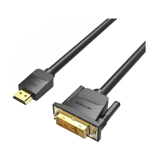 [0014174] Vention ABFBG HDMI Male to DVI Male, 1.5 Meter, Black Cable #ABFBG (1080p) 
