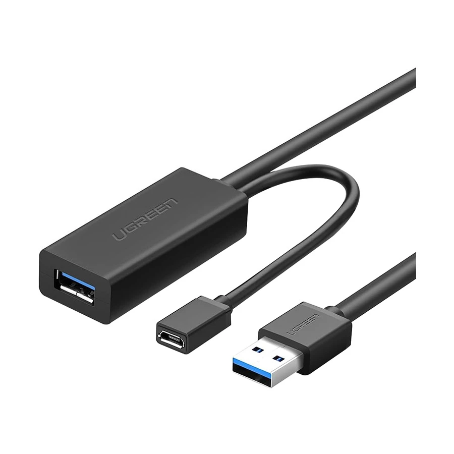 UGREEN US175 (20827) USB Male to Female, 10 Meter, Black Extension Cable #20827 