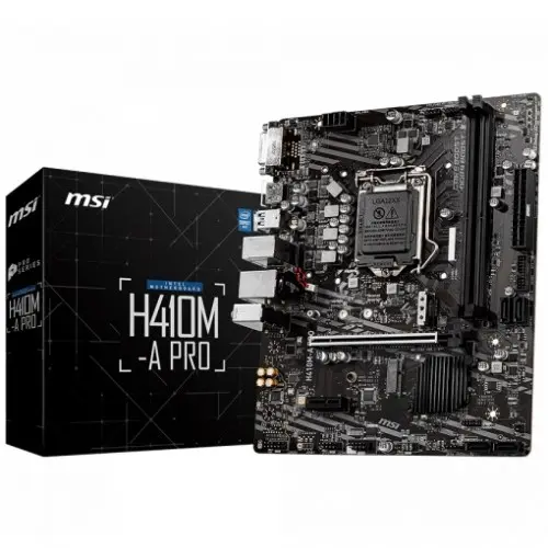 [0014248] MSI H410M A Pro Intel 10th Gen Micro-ATX Motherboard 