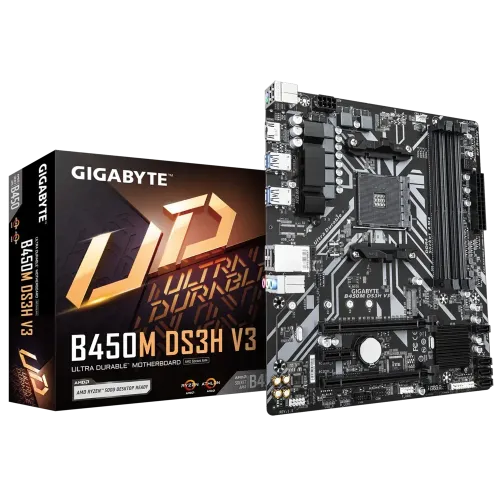 [0014299] Gigabyte B450M DS3H V3 AMD AM4 Micro ATX Motherboard 