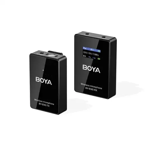 [01084] Boya BY-EM5-K1 UHF Wireless Microphone System