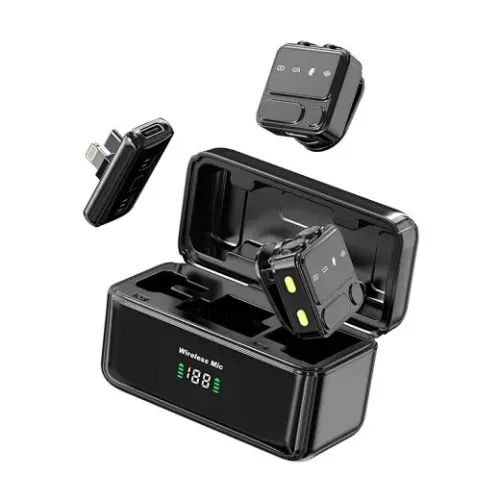 WIWU Wi-WM005 Duo Wireless Mini Microphone 
