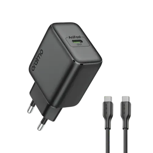 Oraimo 25w GaN Ultra Fast Type-C Charger Adapter #OCW-5251ECC