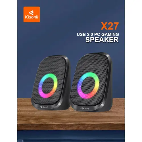 Kisonli X27 wire cable four in one Speaker 