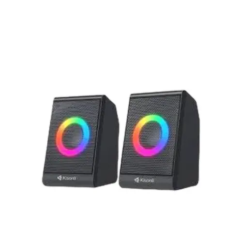 Kisonli X28 Portable USB 2.0 Mini Speaker With Colorful Light