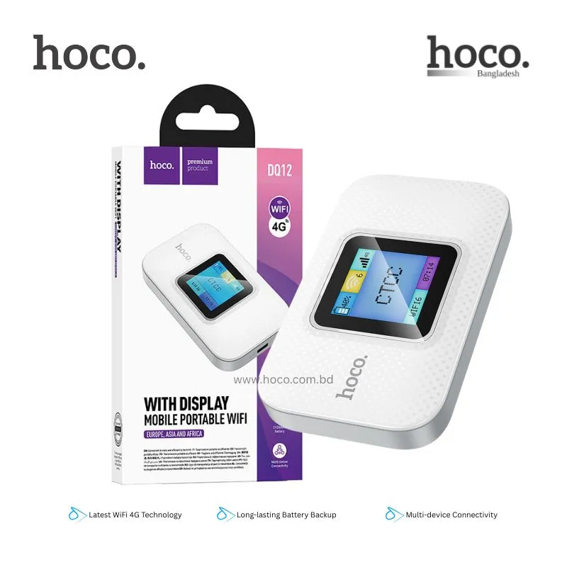 Hoco DQ12 Portable WiFi Pocket Router 