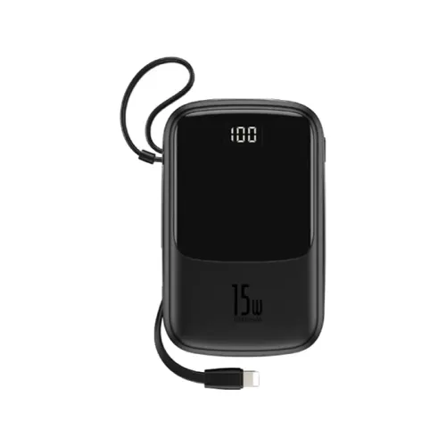 Baseus Qpow BS-P1001L 15W 10000mAh Power Bank with Lightning Cable 