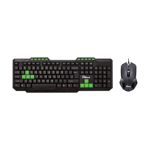 PC Power PGC303Y103 Wired Keyboard Mouse Combo with Bangla 