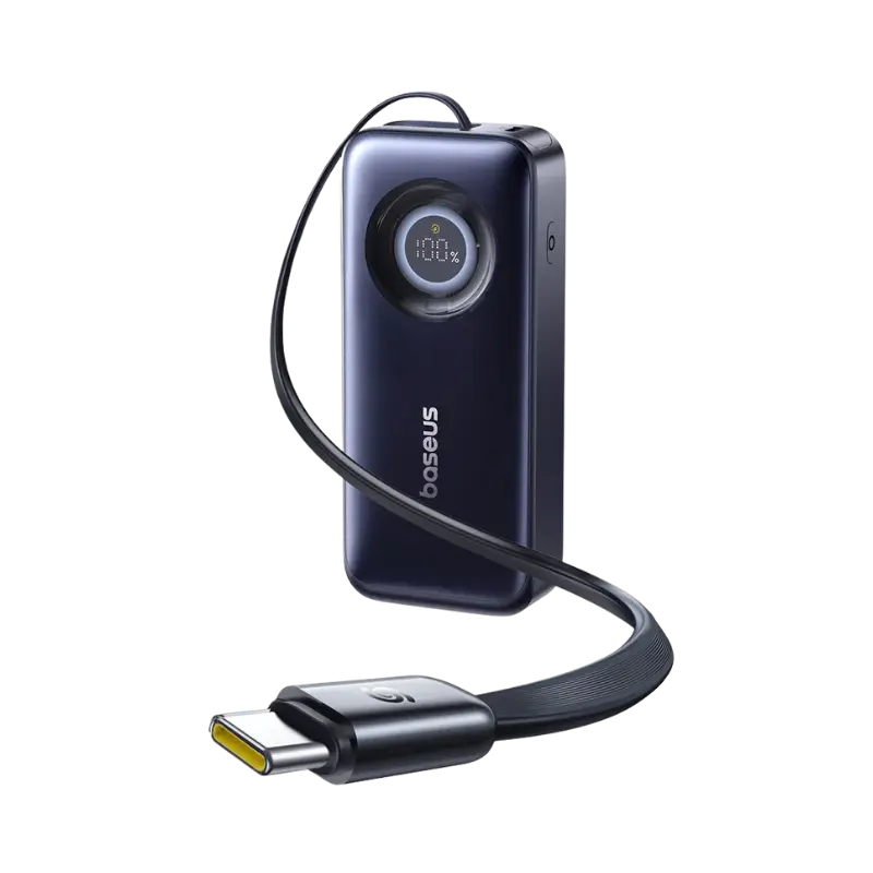 Baseus EnerCore CR11 20000mAh 67W Fast Charging Power Bank with Retractable USB C Cable #PPNMS-2067C