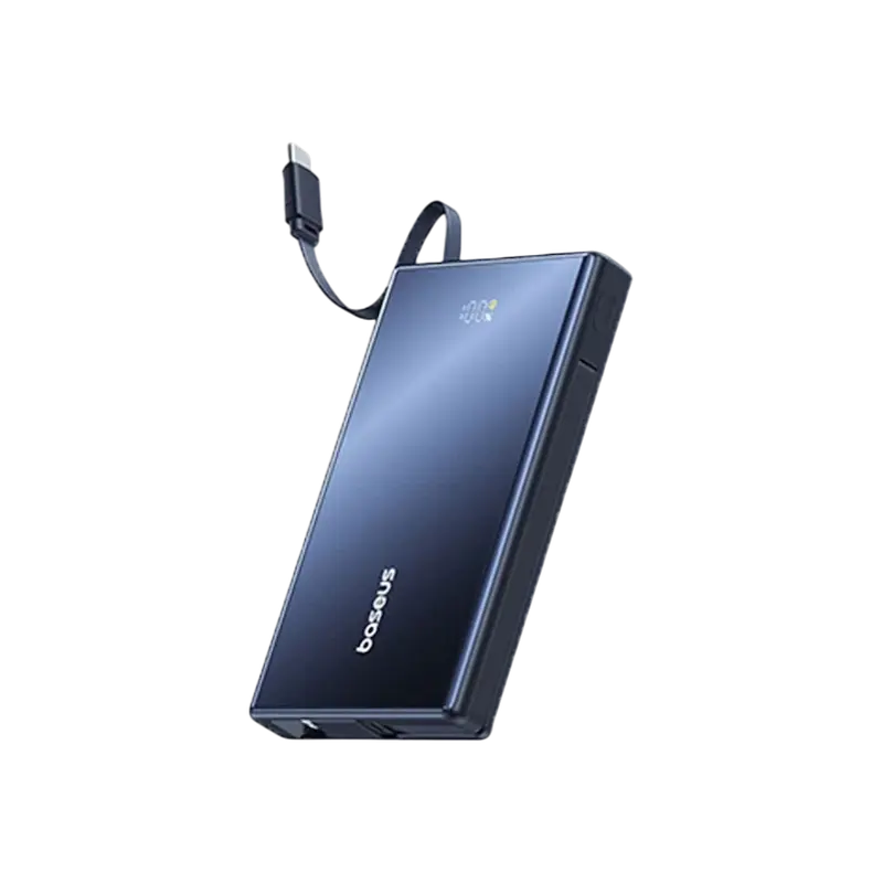 Baseus PicoGo 10000mAh 22.5W Fast Charging Power Bank with Built-in Dual-Cables #PPCBX-1022