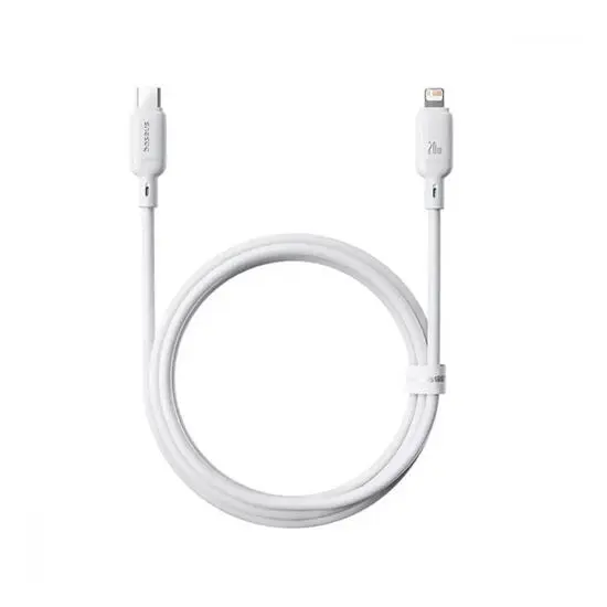 Baseus Silky Series Fast Charging Cable Type-C to Lightning 20W 1m P10377700213-00 White 