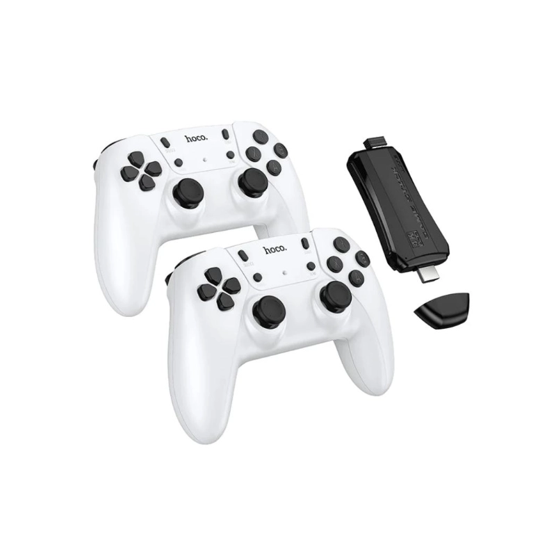 Hoco GA31 Wireless Gamepad Set – Two Controllers + HDMI Game Box for TV & PC