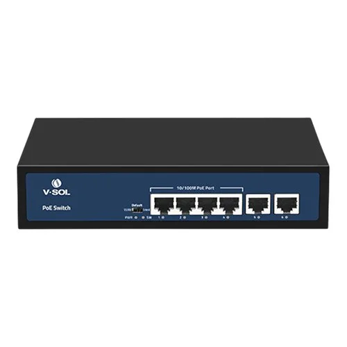 [0014656] V-SOL V1004-2F-P Unmanaged PoE Switch 