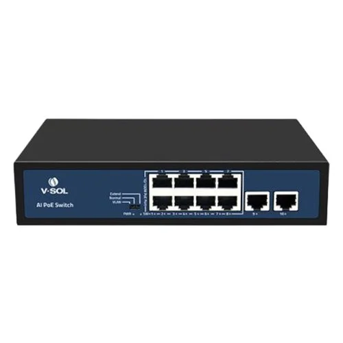 V-SOL V1008-2G-P Unmanaged PoE Switch 