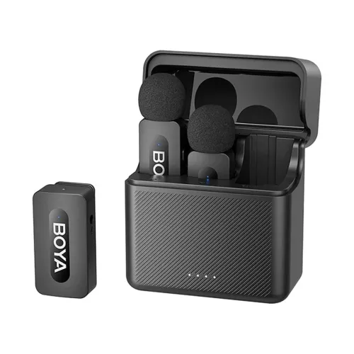 BOYA BY-V35 2.4 GHz Dual-Channel Wireless Microphone For Camera 