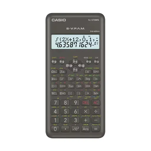 [0006698] Casio FX-570MS-2 2nd Edition Non Programmable Scientific Calculator #C80