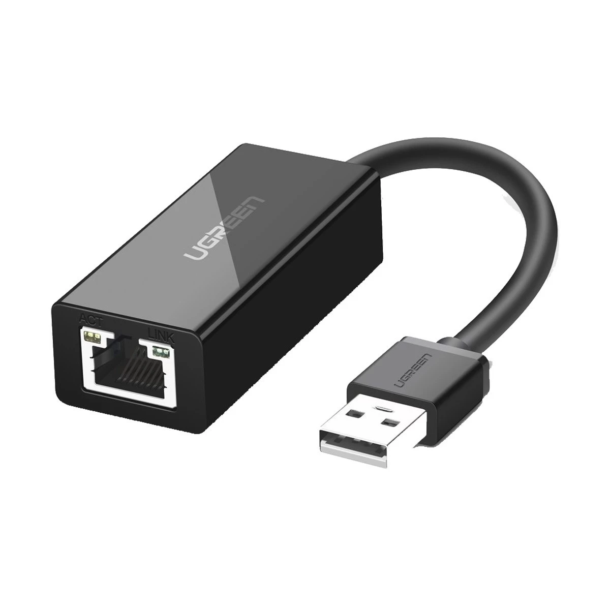 UGREEN 20254 USB Male to LAN Female Black Converter # 20254 
