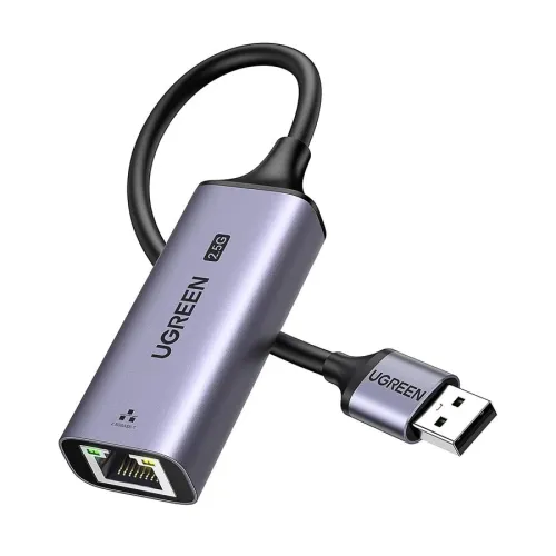 [0014822] UGREEN CM648 (25051) USB Male to LAN Female Gray Converter 