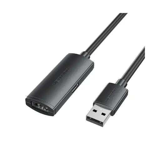 [0014828] Vention CBKBQ USB Male to Female 20 Meter Black Extension Cable #CBKBQ 