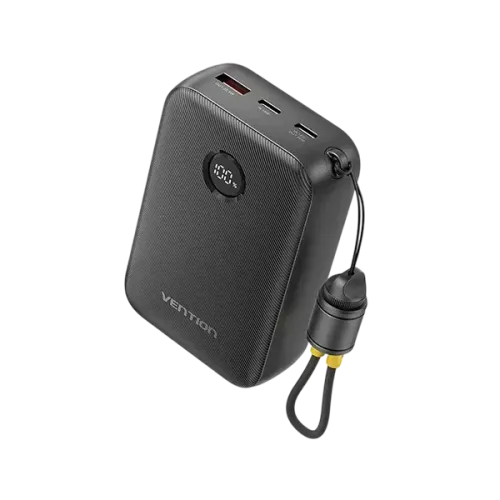 VENTION FKBB0-C 20000mAh 22.5W Power Bank with Built-in Type-C Cable 