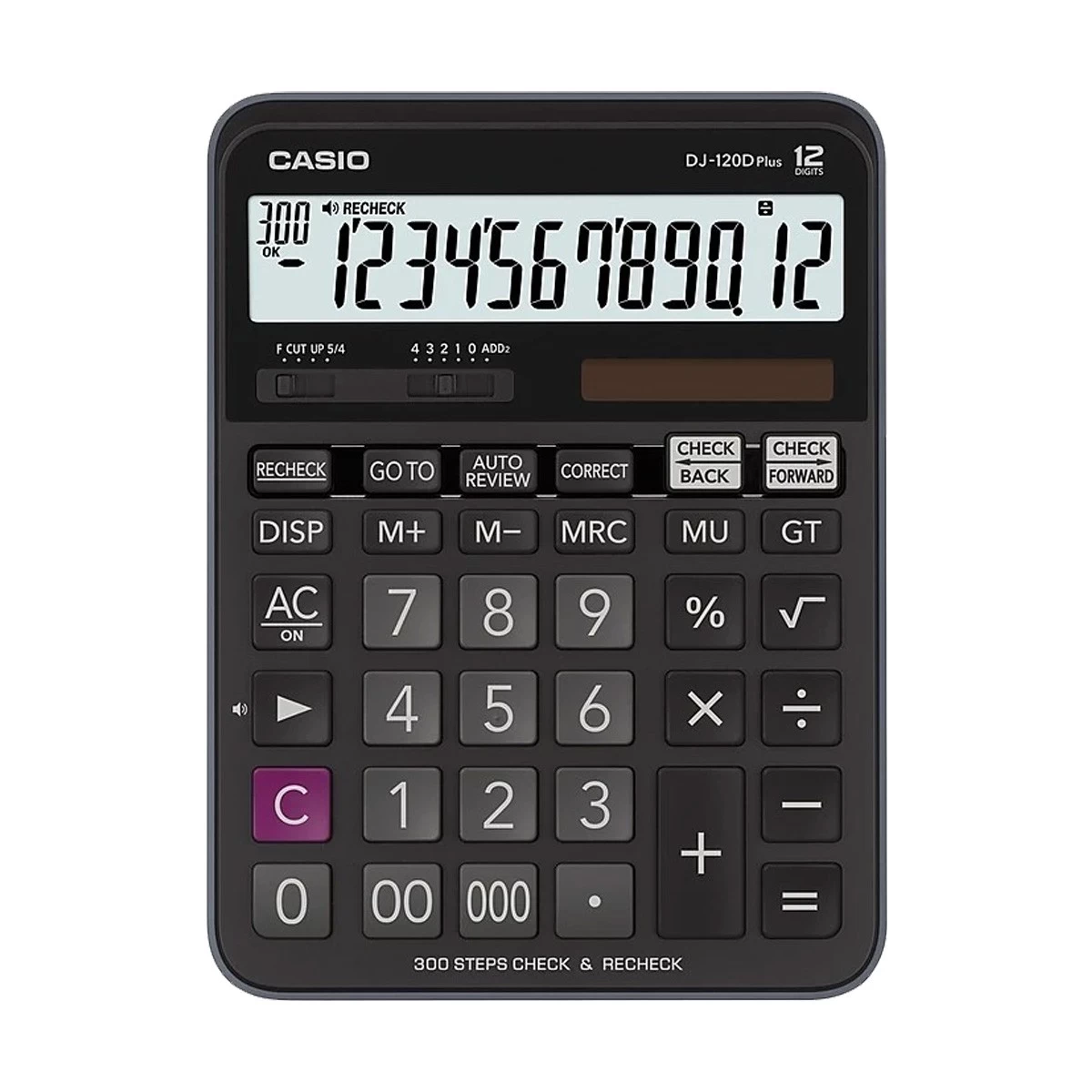 Casio DJ-120D Plus Check & Recheck Desktop Calculator #CB151