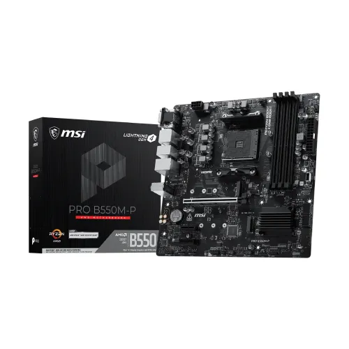 MSI PRO B550M-P AMD AM4 mATX Motherboard 