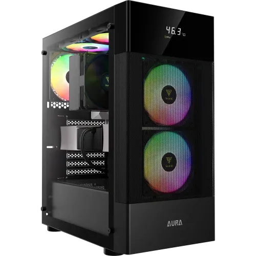 [0006729] Gamdias AURA GC5 ARGB Digital Display ATX Mid-Tower Gaming Casing